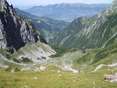 007-Im Zimbajochsteig beim Aufstieg zum Zimbajoch
